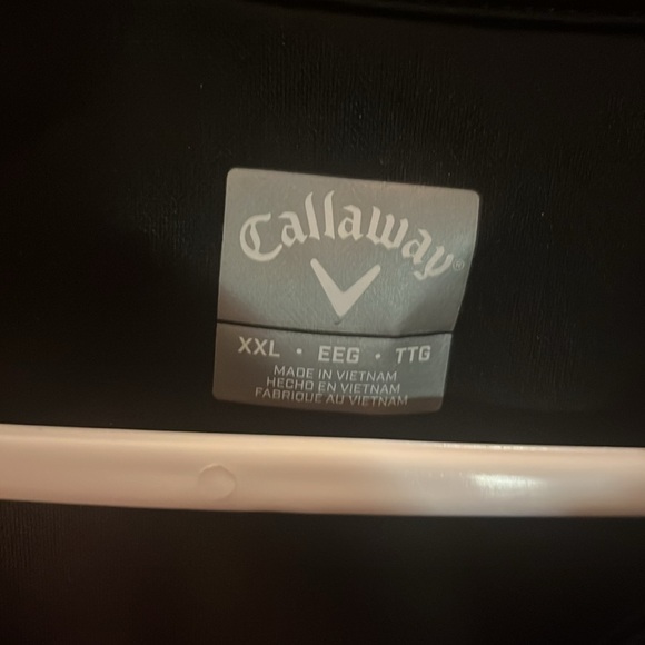 Callaway Men's XXL Golf Long Sleeve UPF 50 Protection 1/4 Zip Pullover - Picture 2 of 3